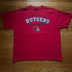 Russell Athletic Red Rutgers T-Shirt